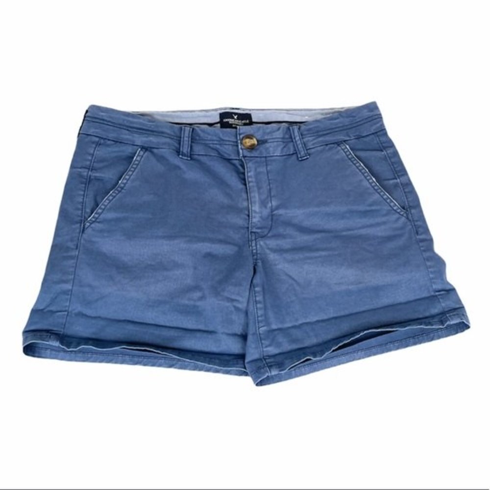American Eagle MIDI Shorts, Blue, Size 8